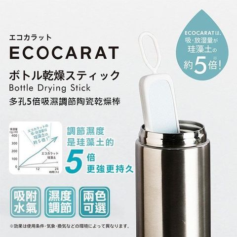 【南紡購物中心】 【MARNA】ECOCARAT多孔5倍吸濕調節陶瓷乾燥棒(5929568)