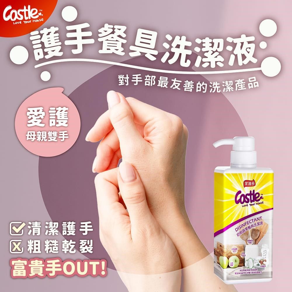 CASTLE 家適多 【南紡購物中心】 奶瓶蔬果餐具洗潔液 500ml