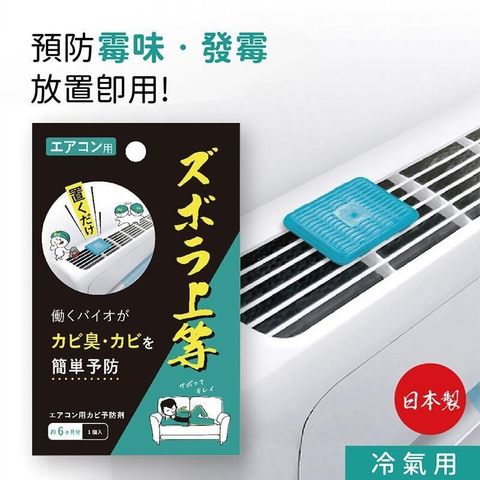 【南紡購物中心】 【日本Alphax】日本製 BIO冷氣機防黴抗菌清潔劑 一入 除臭貼 防黴貼 冷氣防黴 空調防黴