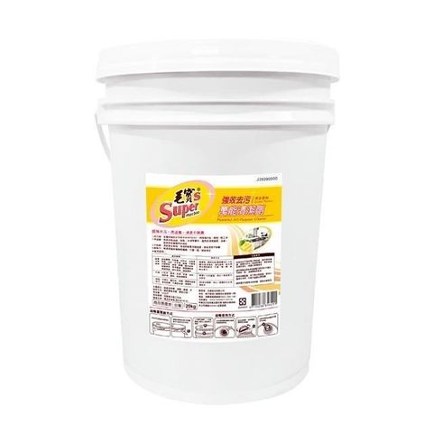 毛寶 強效去污萬能清潔劑(黃金香柚)(20kg/2桶) _購買前請至下方確認配送區域
