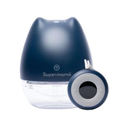 【南紡購物中心】 【Supermama】Air Plus 無線遙控款電動吸乳器-單邊組 (贈3D立體儲乳袋1盒)