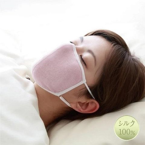 海夫健康生活館 日本 Alphax 純蠶絲睡眠保濕口罩
