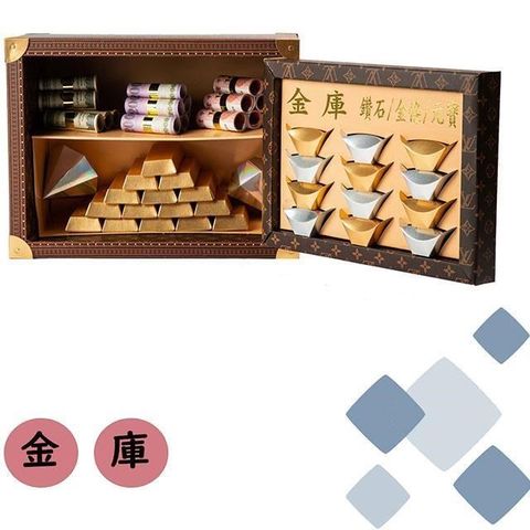 【南紡購物中心】 精緻小金庫 紙紮商品