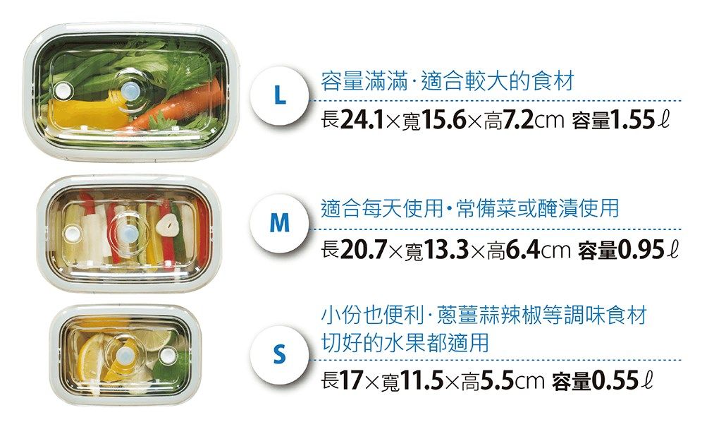 朝日調理器】不鏽鋼真空保鮮盒組- PChome 24h購物