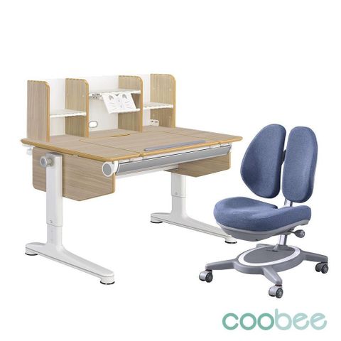 【SingBee 欣美】寬120cm 兒童桌椅組CB-603&610+132椅(書桌椅 兒童書桌椅 升降桌)