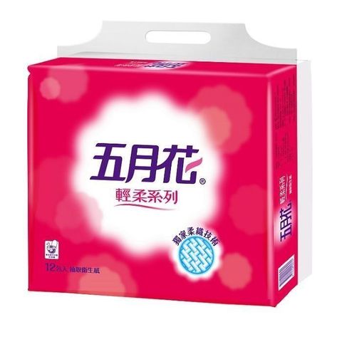 五月花輕柔抽取式衛生紙(110抽/12包/6串/箱)