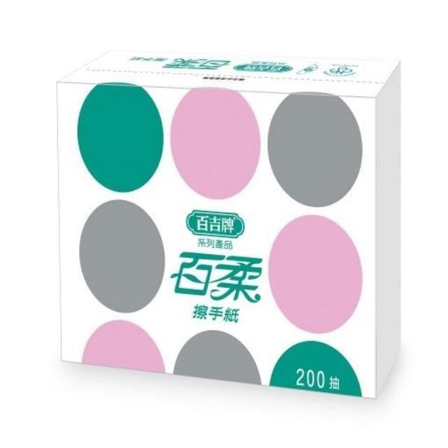 百吉牌 百柔 擦手紙巾200抽*20包/箱
