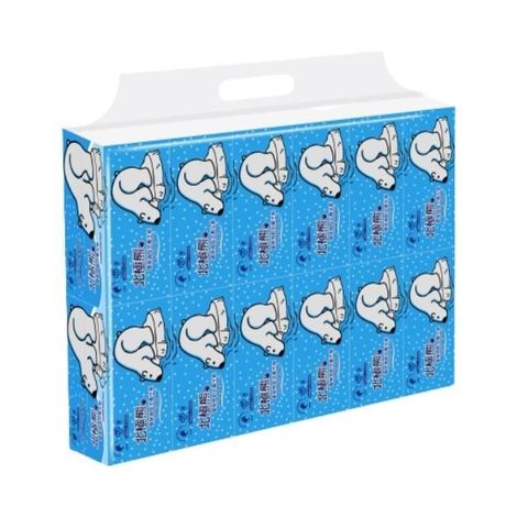 【南紡購物中心】 北極熊 環保抽取式衛生紙 100抽x72包/箱
