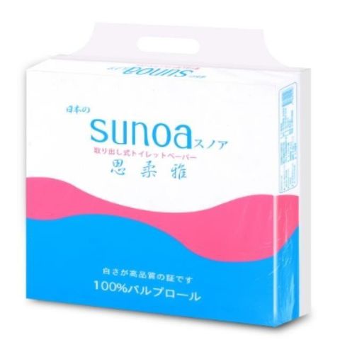 SUNOA 【南紡購物中心】 抽取式衛生紙 100抽*80包/箱