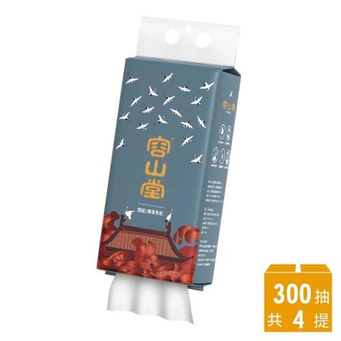 Benibear 邦尼熊 容山堂五層提掛式底部抽衛生紙300抽4提/箱