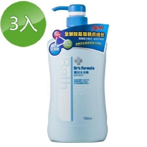 Dr's Formula 台塑生醫 【南紡購物中心】 嬰兒沐浴精700ml(3瓶)