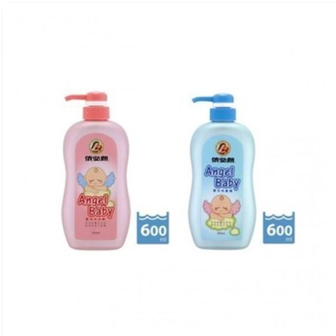 ibl 依必朗 【南紡購物中心】  Angel Baby嬰兒洗髮精/沐浴精 600ml  一組12入