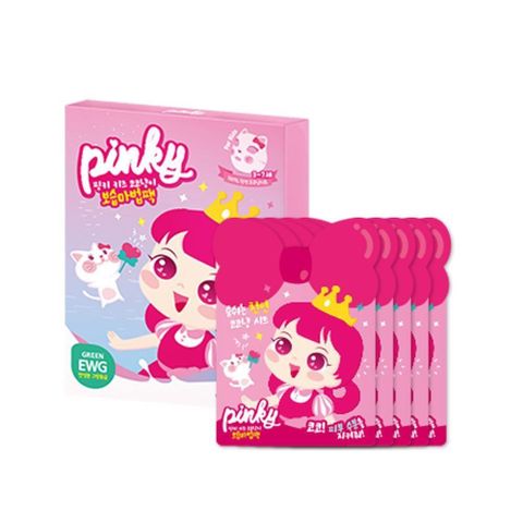 【南紡購物中心】 韓國Pinky Princess貓咪可可兒童保濕面膜 S_Size(3-7y)/M_Size(8~12y)/盒