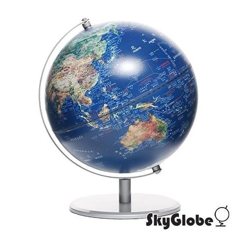 【南紡購物中心】 【SkyGlobe】10吋衛星金屬手臂地球儀(中英文版)