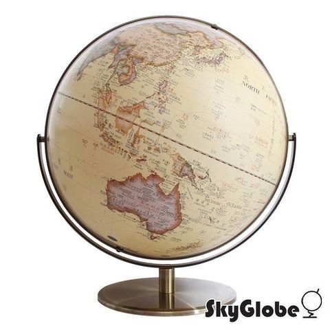 【南紡購物中心】 【SkyGlobe】17吋超大古典仿古地球儀