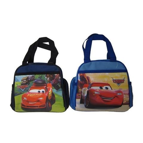 CARS 餐袋便當袋可放水瓶網袋正版授權公司貨商品防水尼龍布材質