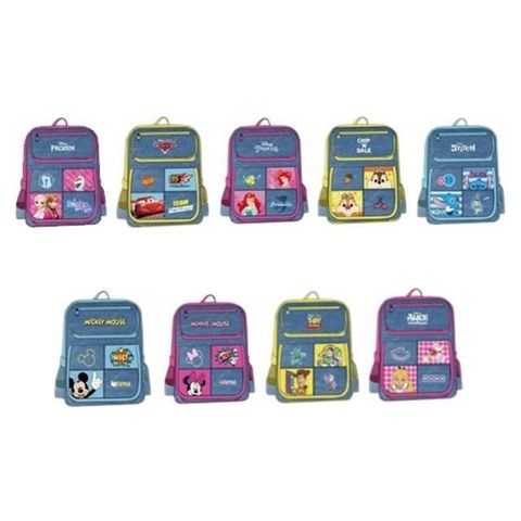 小公主.玩具總動員.CARS.米奇.米妮.冰雪.人魚.奇蒂.史迪後背可A4資夾中高年級