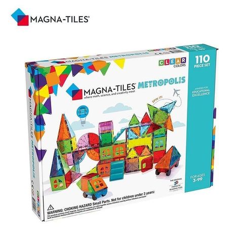 【南紡購物中心】 Magna-Tiles Magna-Qubix 磁力積木19片