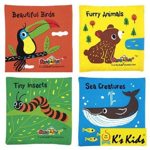 【香港 K's Kids 奇智奇思】寶寶吊掛書(幼兒學習布書) SB00240