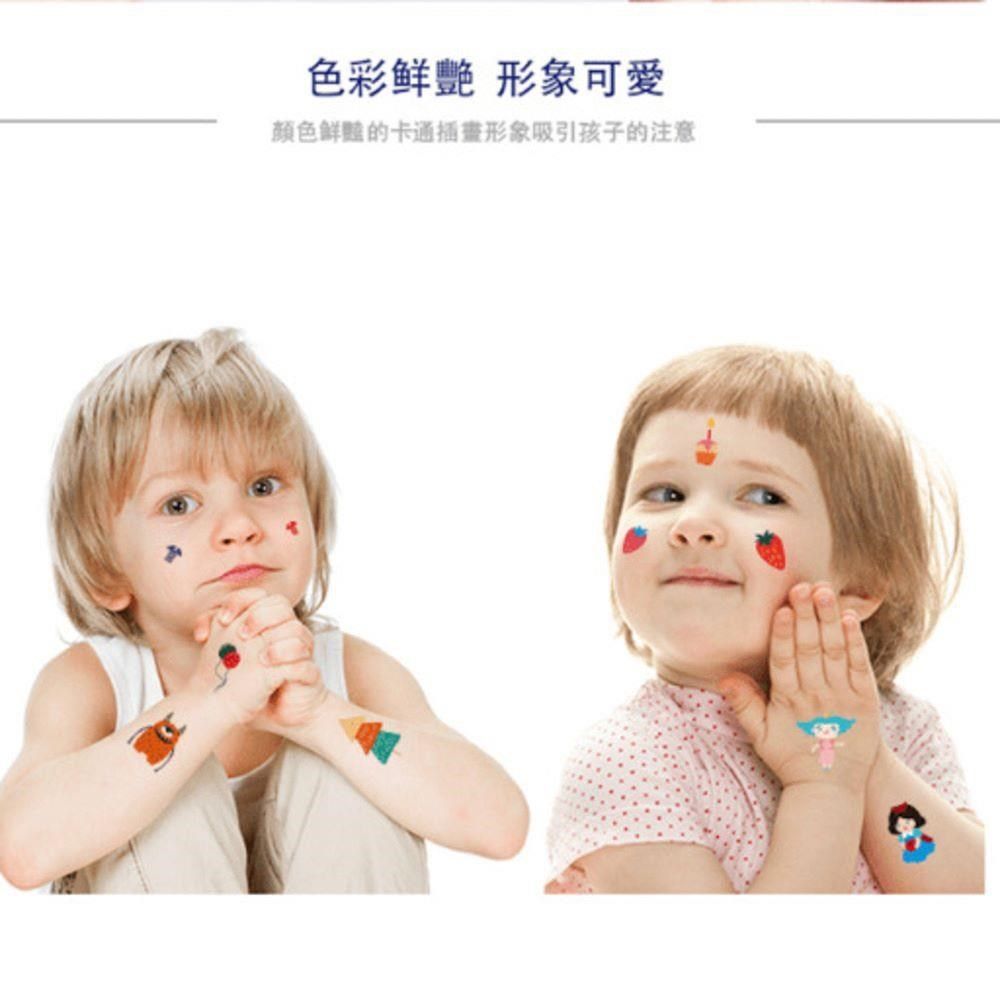  【南紡購物中心】 英國兒童纹身贴指甲貼套組