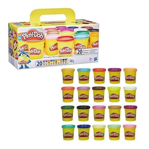 【南紡購物中心】 【培樂多 Play-Doh】繽紛20色黏土組