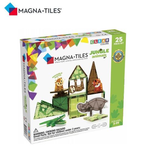 【南紡購物中心】 Magna-Tiles 磁力積木25片-叢林動物