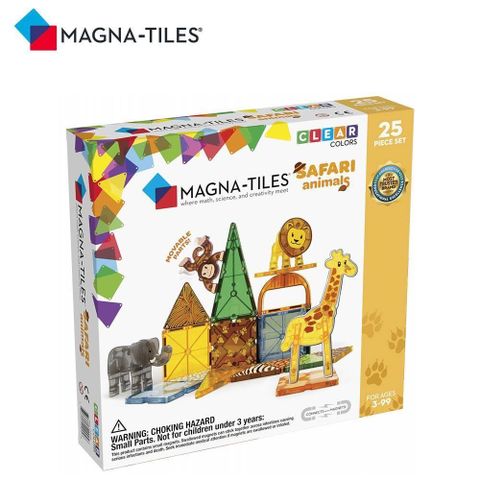 【南紡購物中心】 Magna-Tiles 磁力積木25片-非洲動物