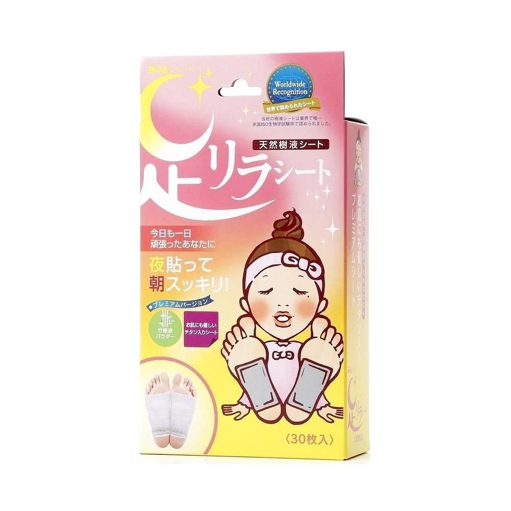 樹之惠本舖 天然樹液舒緩足貼30枚/盒X2 (共60枚)-鈦元素