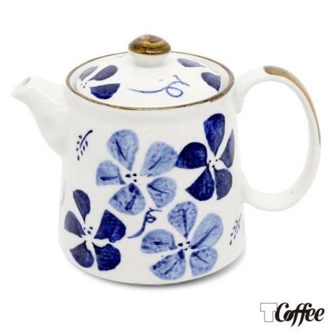 TCoffee MILA-日式手繪咖啡壺 古染花 500ml