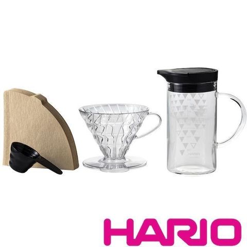 HARIO 【南紡購物中心】  V60感溫變色咖啡壺組 