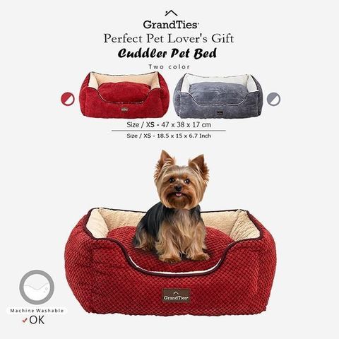 【GrandTies】小型時尚寵物床墊/寵物用品/狗狗貓貓的床(GT601010101-103顏色任選)