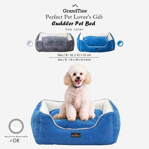【GrandTies】中型時尚寵物床墊/寵物用品/狗狗貓貓的床(GT601010201-202顏色任選)