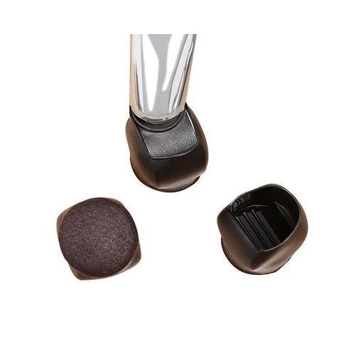 【藻土屋】5入-加厚防刮防滑辦公椅滑輪固定套椅腳套