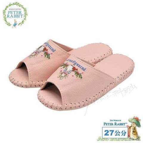 croissant 科羅沙 【南紡購物中心】 Peter Rabbit 比得兔室內鞋 冰果兔皮拖 淺粉27CM