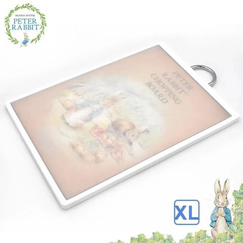 PETER RABBIT 比得兔 【南紡購物中心】 【Croissant科羅沙】 抗菌砧板(XL)白211201