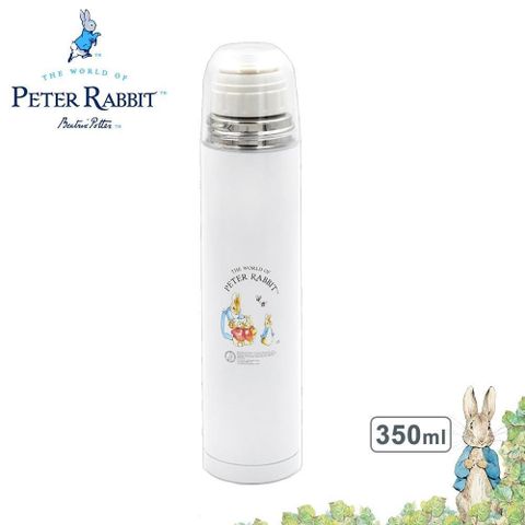 PETER RABBIT 比得兔 【南紡購物中心】 【Croissant科羅沙】Peter   Rabbit PE保溫瓶350ml-白色(4742)