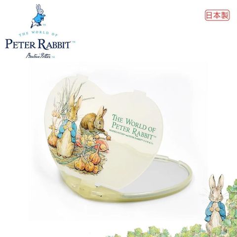 【南紡購物中心】 【Croissant科羅沙】Peter Rabbit 比得兔PKR心型摺鏡黃色(PR601)