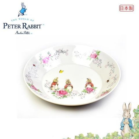 【Croissant科羅沙】Peter Rabbit 比得兔PI玫瑰語餐盤妹妹22CM PR571BR-6