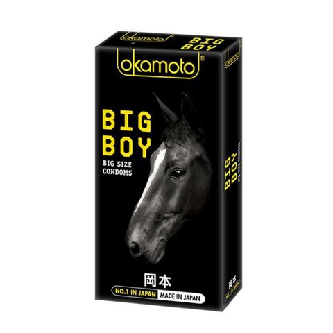 okamoto 岡本 【南紡購物中心】 -BIG BOY大黑馬保險套(10入)