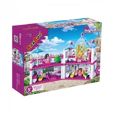 【BanBao 邦寶積木】樂園系列-購物中心 6111