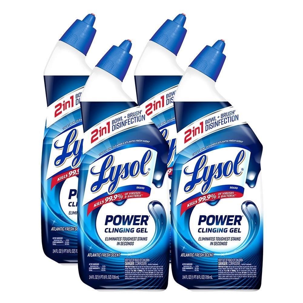 Lysol 來舒 【南紡購物中心】 -強效潔廁液709ml(4瓶)