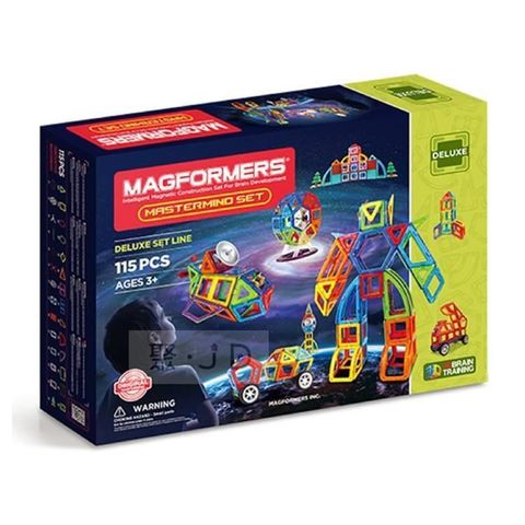 Magformers 【南紡購物中心】 韓國  磁性建構片-創意思考 (115片裝)