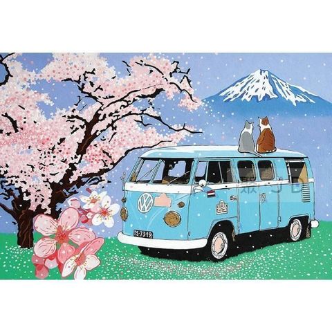 台製拼圖-林宗範系列-跟著幸福去旅行 300片夜光拼圖 KS3-011