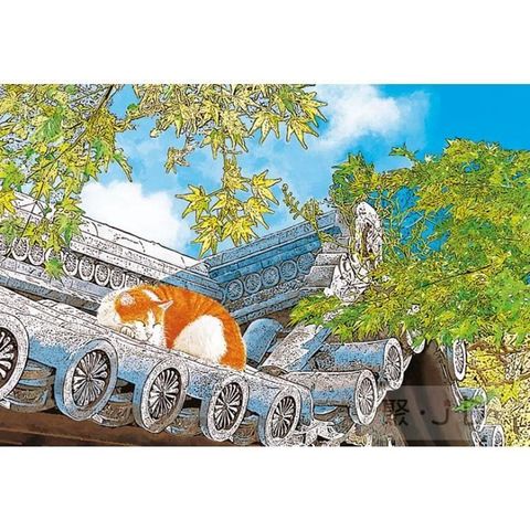 台製拼圖-林宗範系列-那一年夏天 300片夜光拼圖 KS3-005