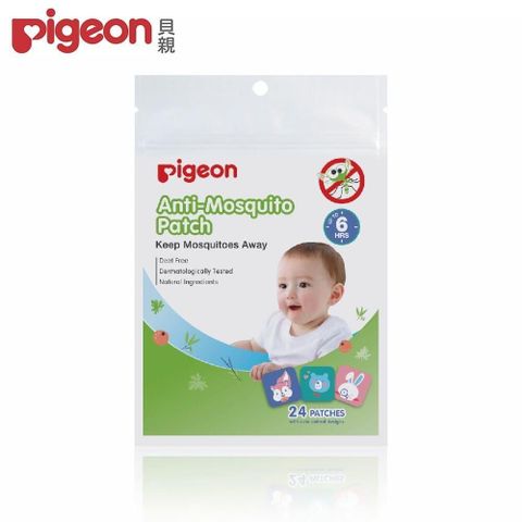 Pigeon 貝親 【南紡購物中心】 日本防蚊蟲貼布24片