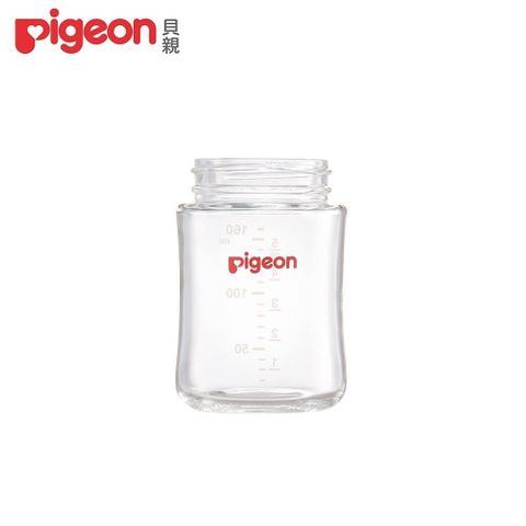 Pigeon 貝親 【南紡購物中心】 日本第三代寬口玻璃奶瓶空瓶160ml