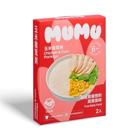 Pigeon 貝親 【南紡購物中心】 【MUMU】玉米雞茸粥150gx2包/盒