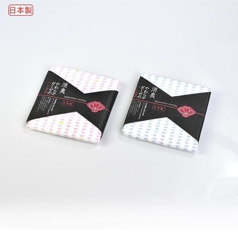 【Croissant 科羅沙】日本製消臭直點紋方巾 30*30公分