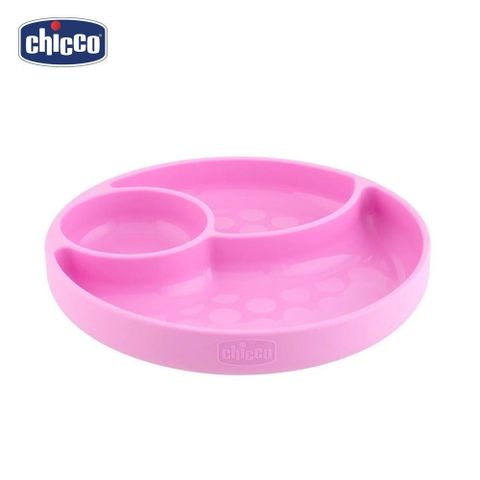 chicco 【南紡購物中心】 矽膠三格吸盤碗