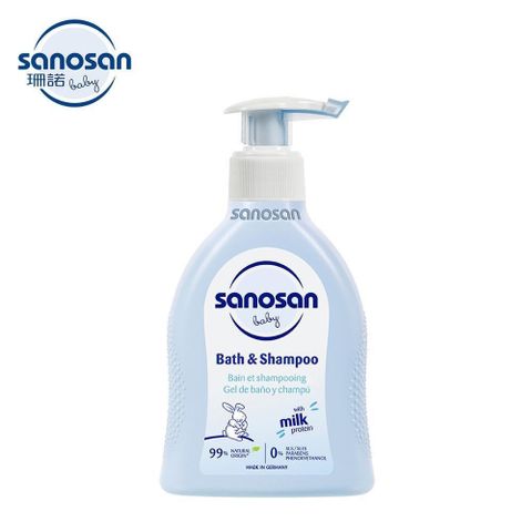 sanosan 珊諾 baby re:mind極潤洗髮沐浴露200ml